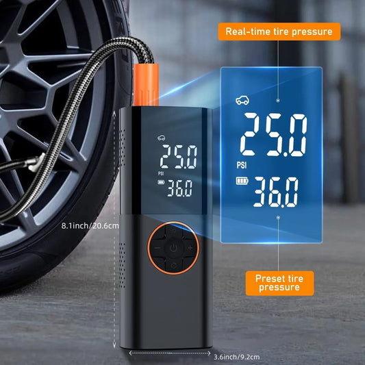 DriveAir Pro™ Portable Tire Inflator & Power Bank