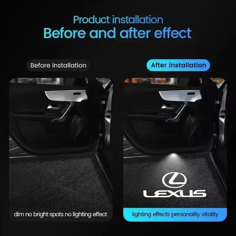Luces LED de Cortesía Lexus™ con Proyección de Logo (Set de 2)