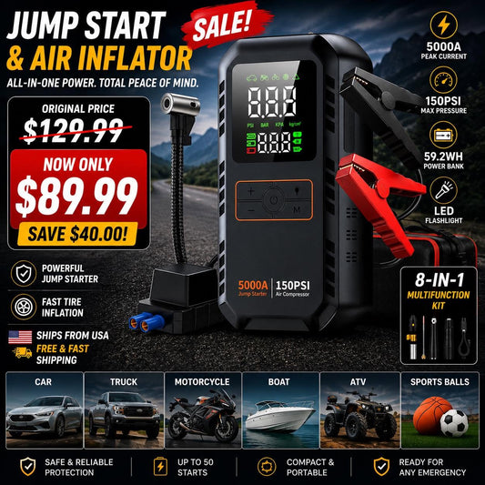 DriveStart Arrancador e Inflador 4 en 1